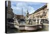 Fontana Del Moro, by Bernini, Piazza Navona, Rome, Lazio, Italy-James Emmerson-Stretched Canvas