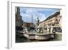 Fontana Del Moro, by Bernini, Piazza Navona, Rome, Lazio, Italy-James Emmerson-Framed Photographic Print