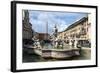 Fontana Del Moro, by Bernini, Piazza Navona, Rome, Lazio, Italy-James Emmerson-Framed Photographic Print