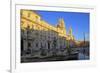 Fontana del Nettuno and Fontana dei Quattro Fiumi in Piazza Navona, Rome, Lazio, Italy, Europe-Hans-Peter Merten-Framed Photographic Print