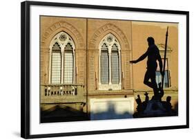 Fontana Del Nettuno, Piazza Maggiore, Bologna, Emilia-Romagna, Italy, Europe-Bruno Morandi-Framed Photographic Print