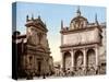 Fontana dell'Acqua Felice, 1890s-Science Source-Stretched Canvas