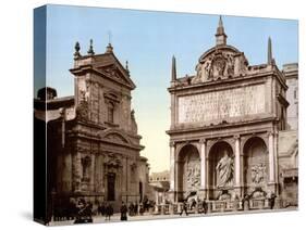 Fontana dell'Acqua Felice, 1890s-Science Source-Stretched Canvas