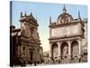 Fontana dell'Acqua Felice, 1890s-Science Source-Stretched Canvas