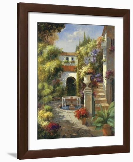 Fontana di Cortile-Harvey-Framed Art Print