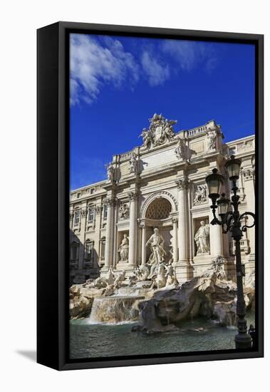 Fontana di Trevi, Rome, Lazio, Italy, Europe-Hans-Peter Merten-Framed Stretched Canvas