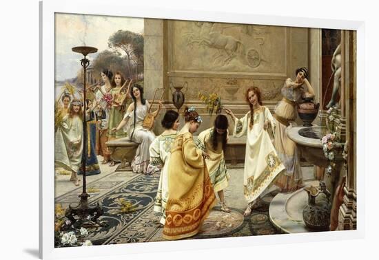 Fontinales: Feast of the Fountains-Emilio Vasarri-Framed Giclee Print