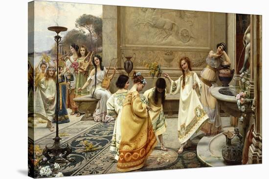 Fontinales: Feast of the Fountains-Emilio Vasarri-Stretched Canvas