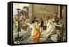 Fontinales: Feast of the Fountains-Emilio Vasarri-Framed Stretched Canvas