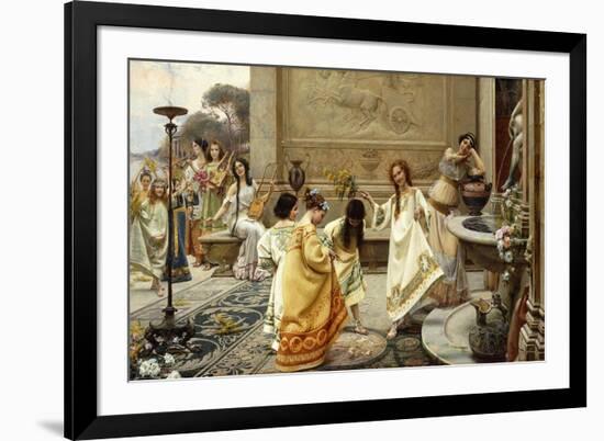 Fontinales: Feast of the Fountains-Emilio Vasarri-Framed Giclee Print