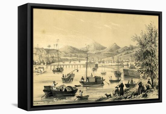 Foo Choo Foo, One of the Five Ports Opened by the Late Treaty to British Commerce, 1847-Piqua Piqua-Framed Stretched Canvas