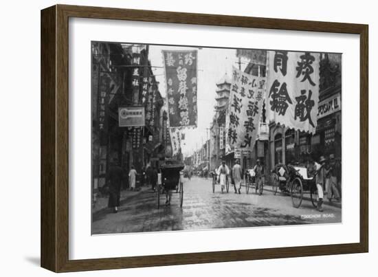 Foochow Road, Shanghai, China, 20th Century-null-Framed Giclee Print