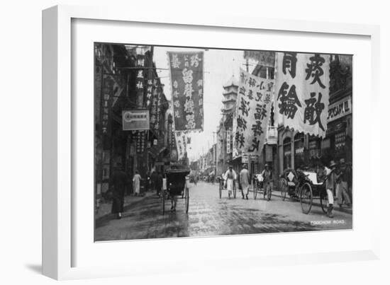 Foochow Road, Shanghai, China, 20th Century-null-Framed Giclee Print
