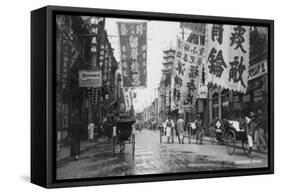 Foochow Road, Shanghai, China, 20th Century-null-Framed Stretched Canvas