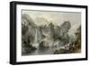 Foochun Hill-Thomas Allom-Framed Art Print