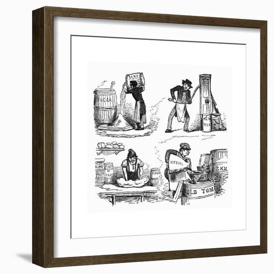 Food Adulteration, 1845-null-Framed Giclee Print