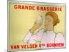 Food and Beverage. Big Brewery Van Velsen, Belgium. Poster by Armand Rassenfosse, Belgium, c.1890-Armand Rassenfosse-Mounted Giclee Print