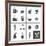 Food and Drink Icons-frbird-Framed Art Print