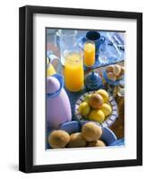 Food and Drink on Board a Catamaran, Praslin, Seychelles, Indian Ocean, Africa-Bruno Barbier-Framed Photographic Print