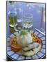 Food and Drink on Board a Catamaran, Praslin, Seychelles, Indian Ocean, Africa-Bruno Barbier-Mounted Photographic Print