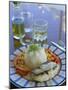 Food and Drink on Board a Catamaran, Praslin, Seychelles, Indian Ocean, Africa-Bruno Barbier-Mounted Photographic Print