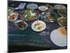 Food at the Haret Idoudna Restaurant, Madaba, Jordan, Middle East-Alison Wright-Mounted Photographic Print