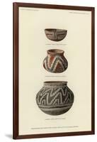 Food Bowls and Vases from Pueblo Viejo, Upper Gila Valley, Arizona-null-Framed Giclee Print