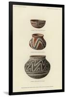 Food Bowls and Vases from Pueblo Viejo, Upper Gila Valley, Arizona-null-Framed Giclee Print