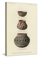 Food Bowls and Vases from Pueblo Viejo, Upper Gila Valley, Arizona-null-Stretched Canvas