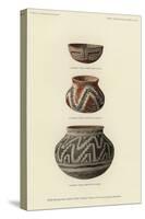 Food Bowls and Vases from Pueblo Viejo, Upper Gila Valley, Arizona-null-Stretched Canvas