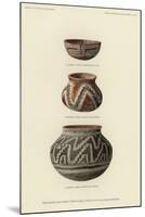 Food Bowls and Vases from Pueblo Viejo, Upper Gila Valley, Arizona-null-Mounted Giclee Print