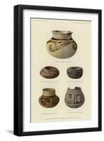 Food Bowls from Chevlon, Homolobi and Four-Mile, Arizona-null-Framed Giclee Print