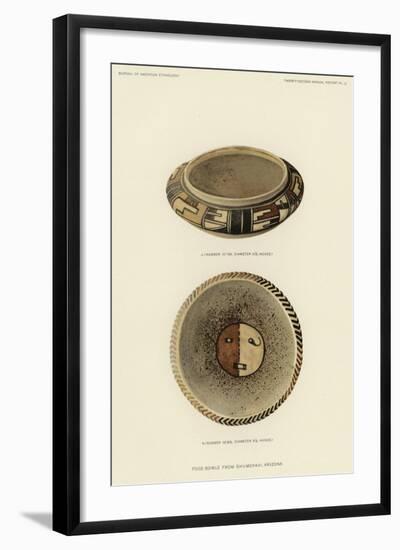 Food Bowls from Shumopavi, Arizona-null-Framed Giclee Print