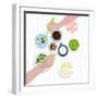 Food By @Melisswoks-Claire Huntley-Framed Giclee Print