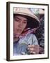 Food: Chinese Woman Picking Shoots from a Tea Plant-Michael Rougier-Framed Photographic Print