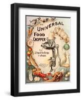 Food Choppers Mincers the Universal Cooking Appliances Gadgets, USA, 1890-null-Framed Giclee Print