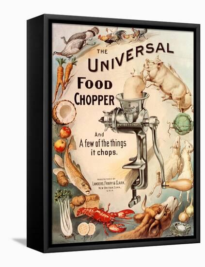 Food Choppers Mincers the Universal Cooking Appliances Gadgets, USA, 1890-null-Framed Stretched Canvas