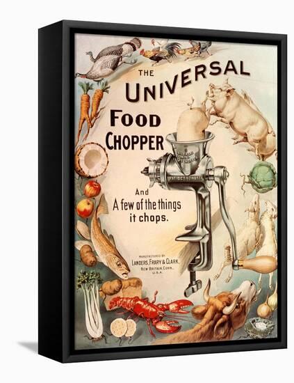 Food Choppers Mincers the Universal Cooking Appliances Gadgets, USA, 1890-null-Framed Stretched Canvas