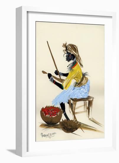 Food for African Children, 2008-Oglafa Ebitari Perrin-Framed Giclee Print