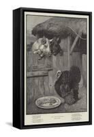 Food for Reflection-William Weekes-Framed Stretched Canvas