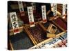 Food for Sale at the Tsukiji Market, Tokyo, Japan-Nancy & Steve Ross-Stretched Canvas