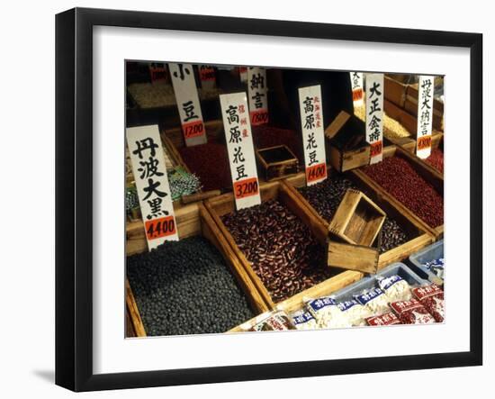 Food for Sale at the Tsukiji Market, Tokyo, Japan-Nancy & Steve Ross-Framed Photographic Print