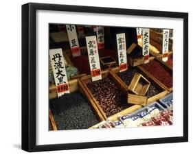 Food for Sale at the Tsukiji Market, Tokyo, Japan-Nancy & Steve Ross-Framed Photographic Print