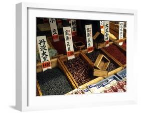 Food for Sale at the Tsukiji Market, Tokyo, Japan-Nancy & Steve Ross-Framed Photographic Print