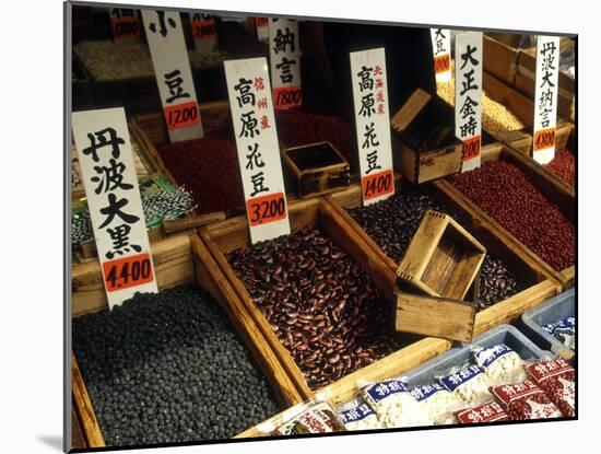 Food for Sale at the Tsukiji Market, Tokyo, Japan-Nancy & Steve Ross-Mounted Photographic Print