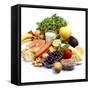 Food Groups-Cristina-Framed Stretched Canvas