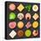 Food Icon Set-kolopach-Stretched Canvas