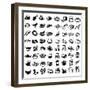Food Icons-bioraven-Framed Premium Giclee Print