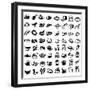 Food Icons-bioraven-Framed Premium Giclee Print