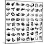 Food Icons-bioraven-Mounted Premium Giclee Print